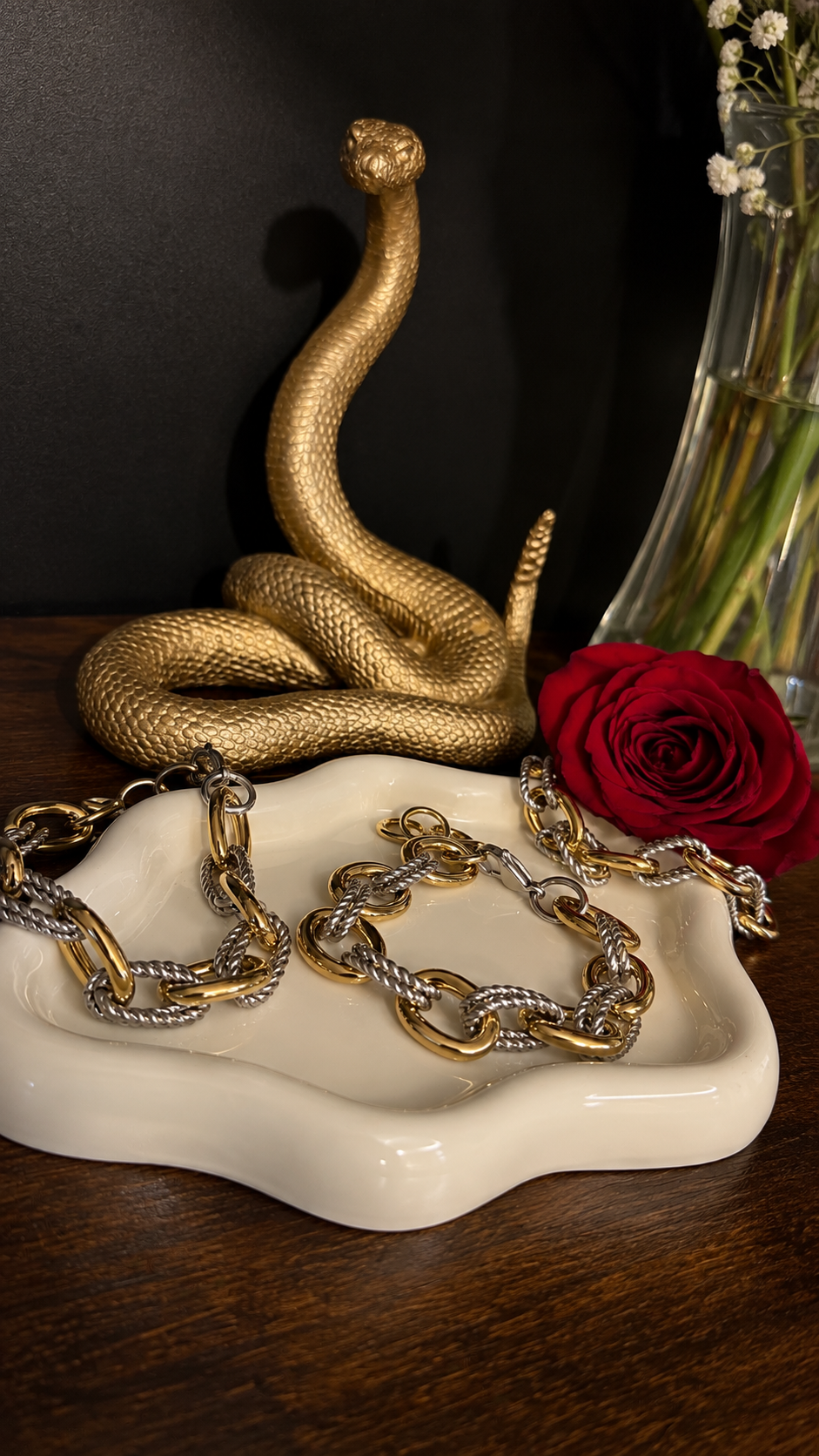 Elena bracelet - Pulsera dos tonos