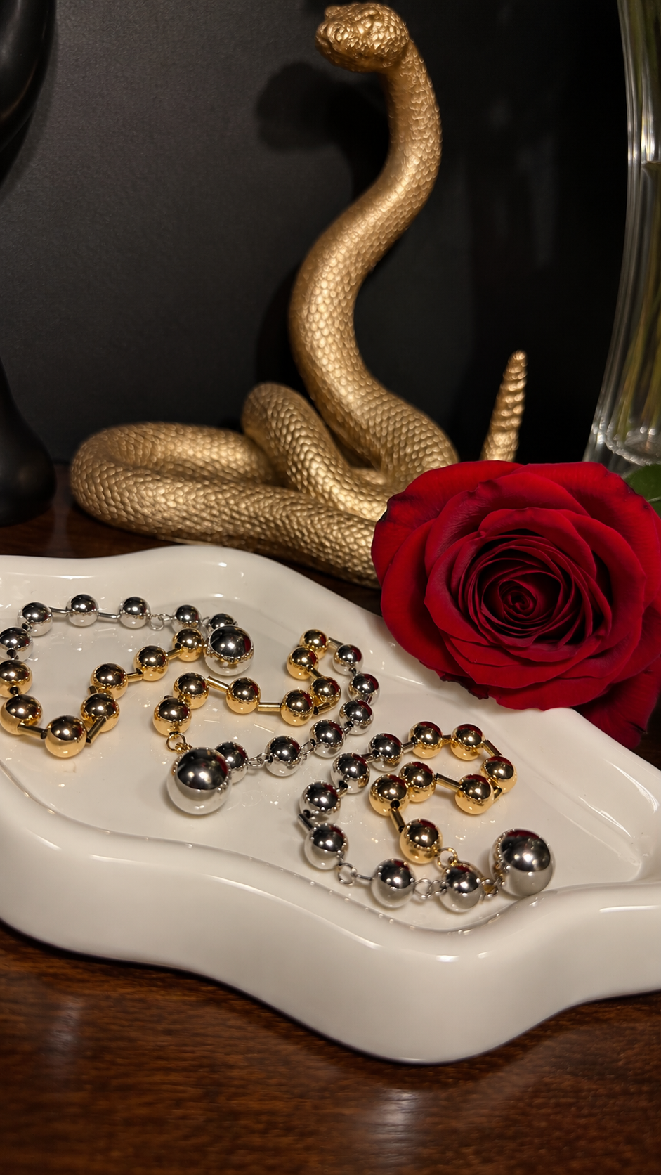 Dulce bracelet - esferas - dos tonos