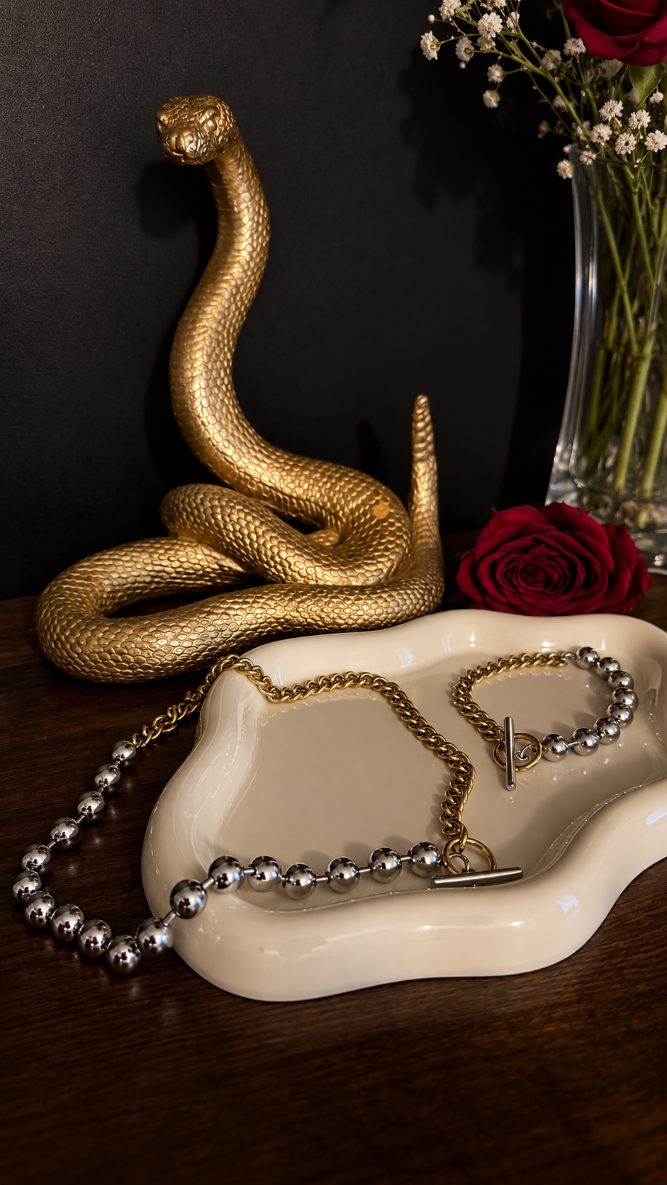Marena set - Conjunto collar y pulsera