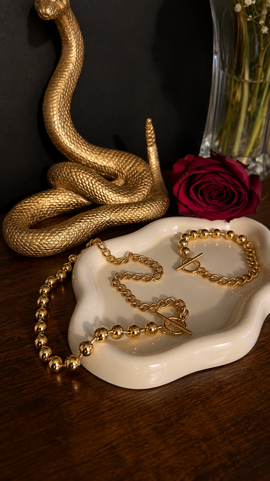 Marena set - Conjunto collar y pulsera