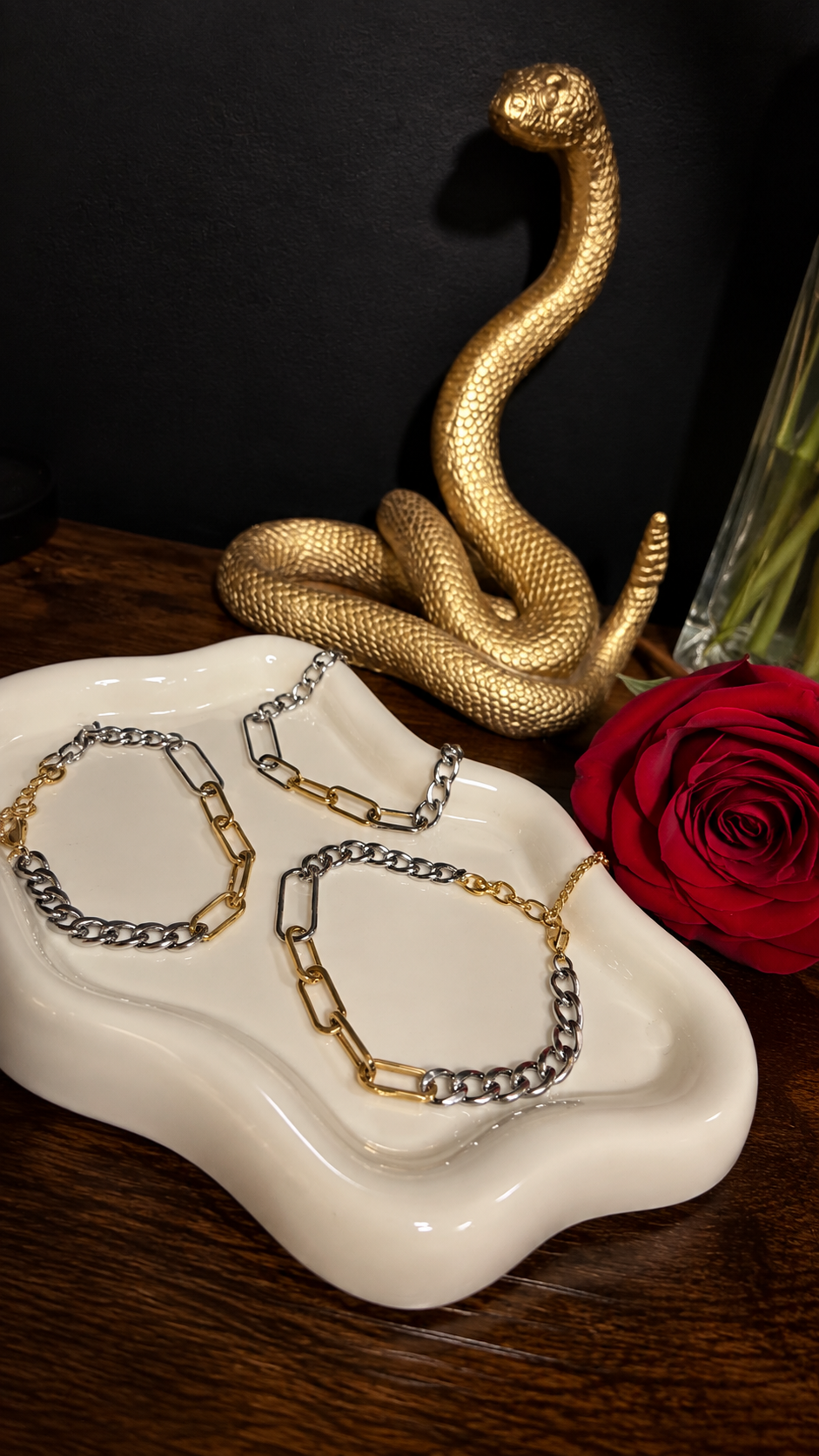 Dorothy bracelet - Pulsera dos tonos