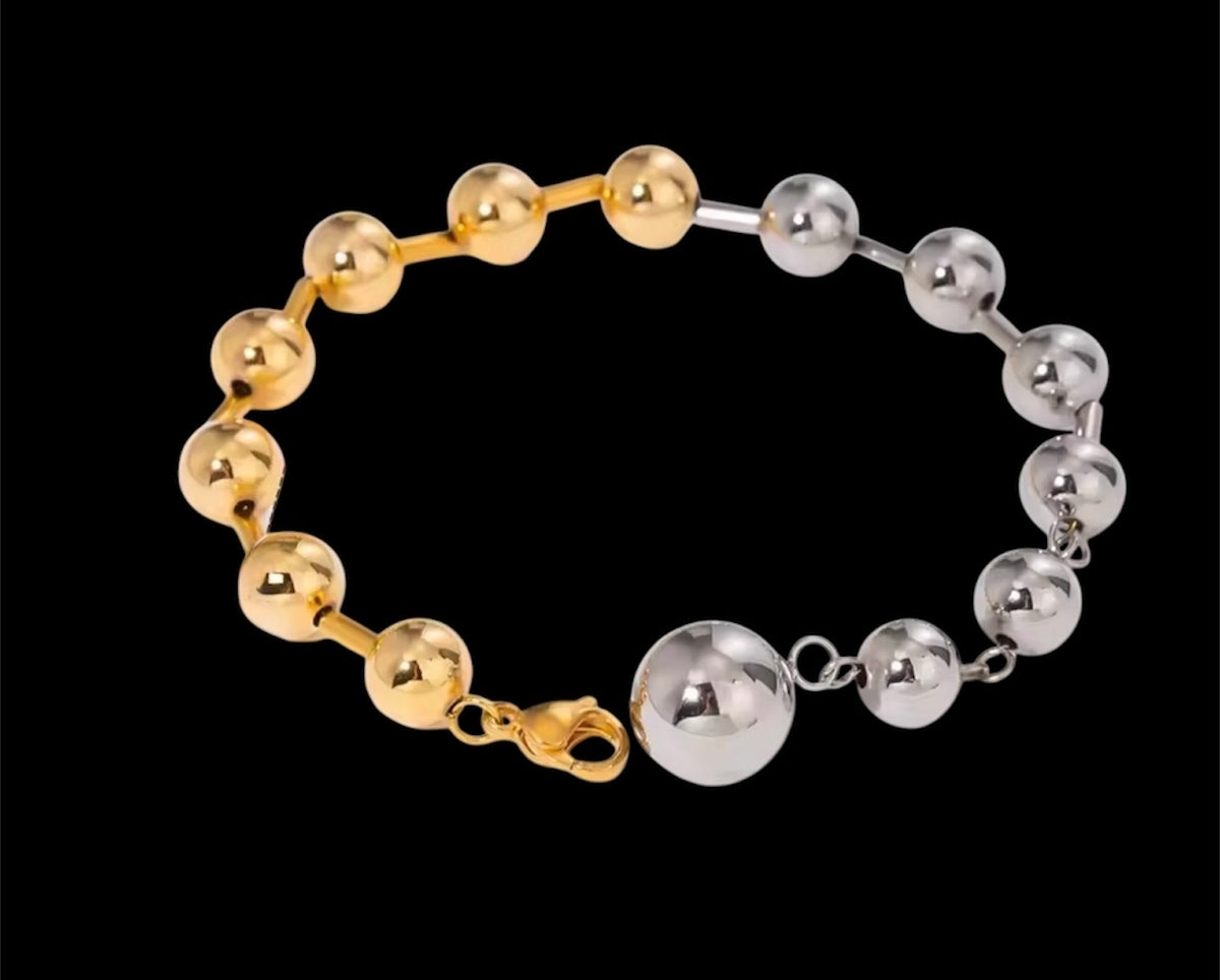 Dulce bracelet - esferas - dos tonos