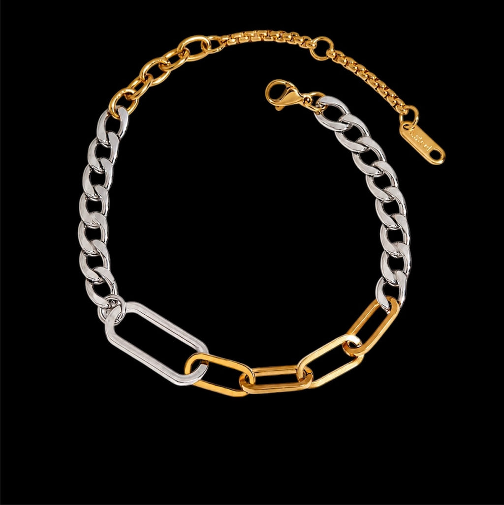 Dorothy bracelet - Pulsera dos tonos