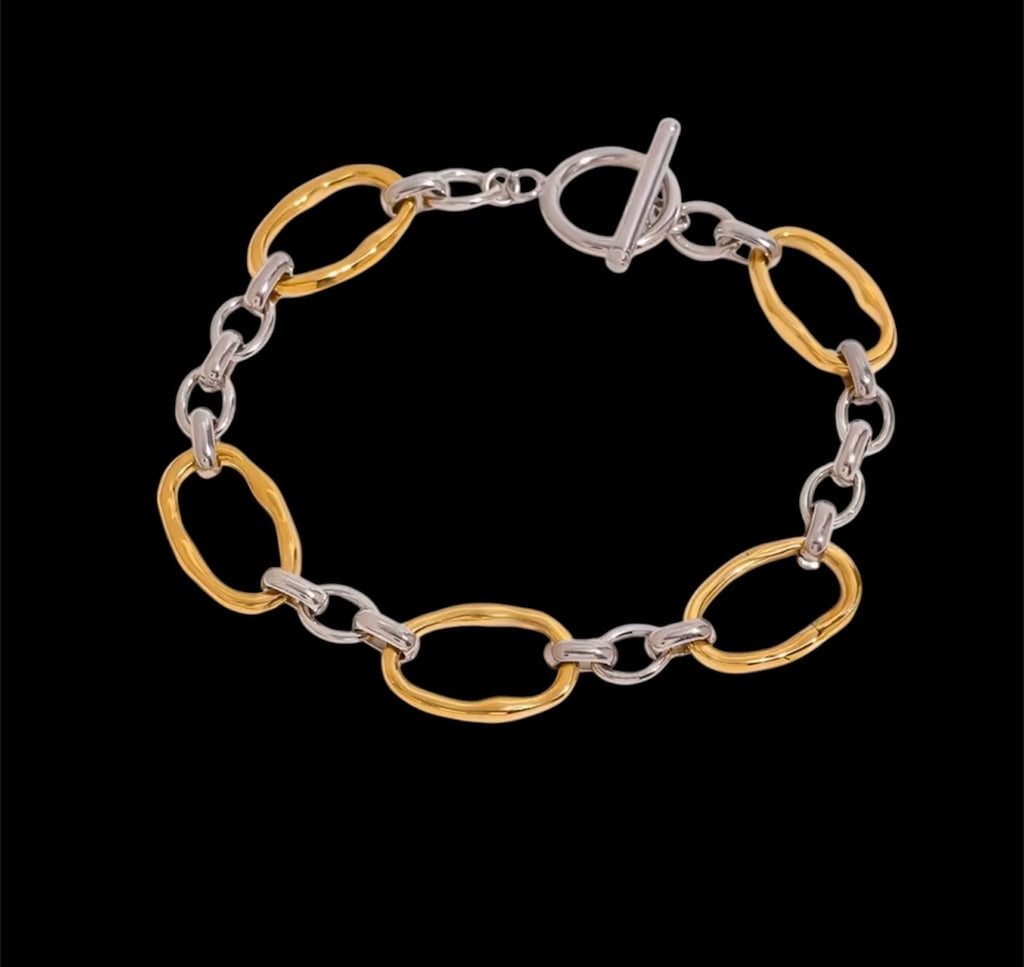 Mya bracelet - Pulsera dos tonos