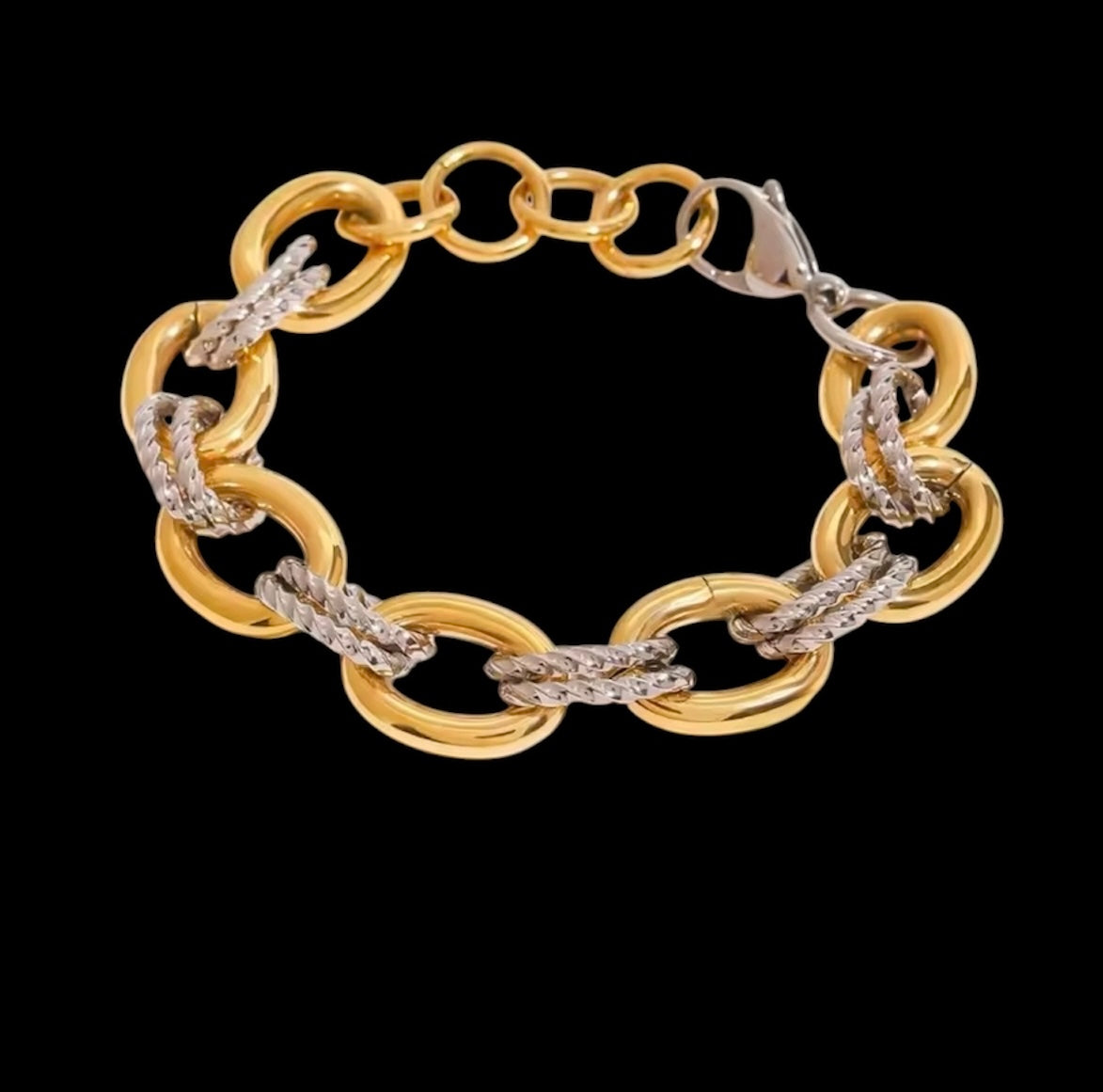 Elena bracelet - Pulsera dos tonos